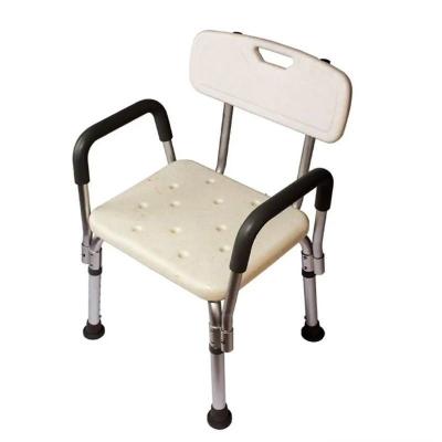 China Conveniently Aluminium Fold Up Shower Seat For Disabled 56*43*73cm Water Resistant for sale