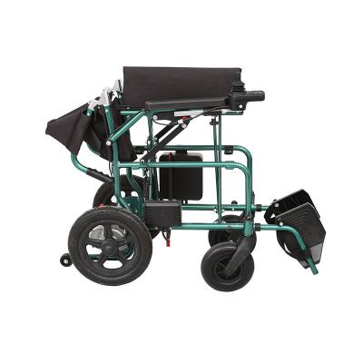 China Lead-acid BatteryFerrous AlloyCarbon Steel WheelsAutomatic Folding PowerStrong Electromagnetic BrakeElectric Wheelchair zu verkaufen