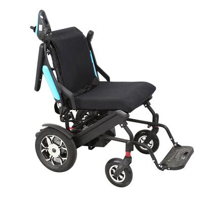 China Preço da fábrica China Power Electric Wheelchair Flip Handle Light Weight Electric Wheelchair à venda