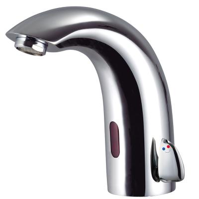 China Basin Water Sense Faucets Faucet Hot Cold Automatic Sensor Cold And Hot Mixed Faucet for sale