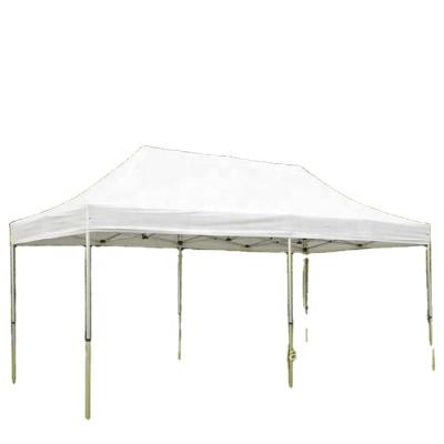 China Polyester With PA PU PVC Coating 3x6m 40mm Aluminum Folding Hex Tent for sale