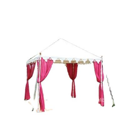 China Tube Type Tent Stake 2.8x2.8m Pergola Tent Indian Exotic Tent Wedding Tent for sale