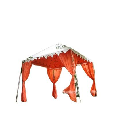 China Tube Type Tent Stake 2.8x2.8m Pergola Tent Indian Exotic Tent Wedding Tent for sale