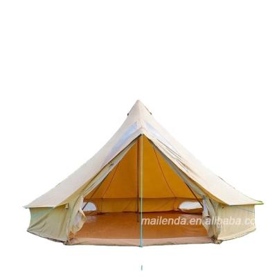 China Snow Field Nail 7.5m Bell Tent Canvas Tent Safari Ten for sale