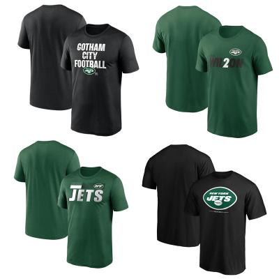 China New York custom nfl football jersey nfl american football uniforms tank tops antibacterial sports men's t-shirts jets nfl t-shirts for sale