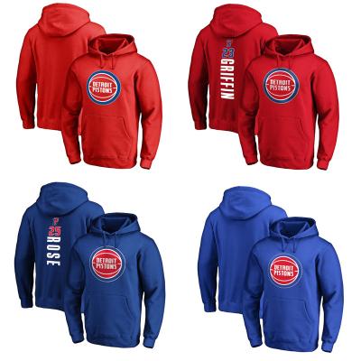 China Antibacterial Sport Use Mens Hoodies Basketball Jersey Detroit Piston Jersey Custom Basketball Hoodie for sale