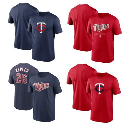 China Antibacterial Sports T-shirt Mens Custom Baseball Jersey Minnesota Shirt Twins Baseball T Shirt for sale