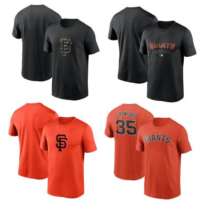 China San Francisco Giants Baseball Shirt Antibacterial Sports T-shirt Baseball Tank Top Custom Made San Francisco Giants T-Shirt for sale