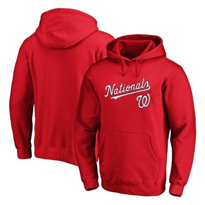 China Antibacterial Sport Wear Mens Hoodies Baseball Jersey Washington Nationals Custom Baseball Hoodie Jacket for sale