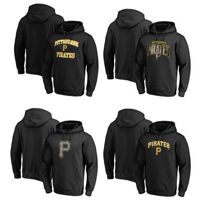 China Antibacterial Sport Wear Mens Hoodies Baseball Jersey Custom Pittsburgh Pirates Baseball Hoodie Baseball Jacket for sale