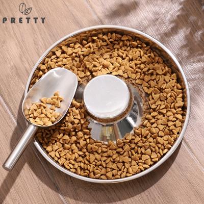 China Sustainable Wholesale Preventing Choking Pet Bowls Stainless Steel Food Bowls To Stop Bloating Feeding Bowls Eco - Friendly for sale