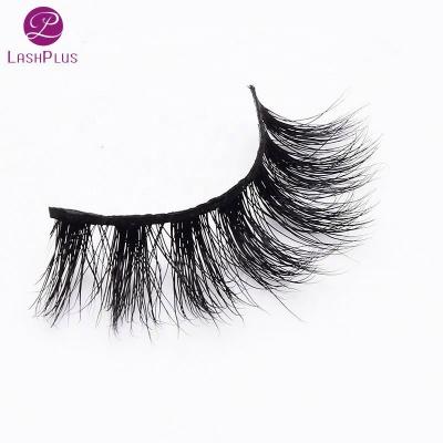 China Can Be Used 25-30 Long Times Handcrafted Natural False Eyelashes Factory OEM False Eyelashes 3d Mink Eyelashes for sale