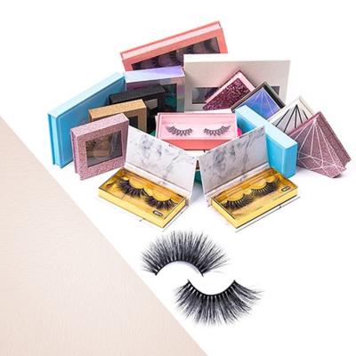 China Can Be Used 25-30 Times Wholesale 3d Strip Lash False Eyelashes Silk Synthetic Lashes With Private Label Package Box for sale