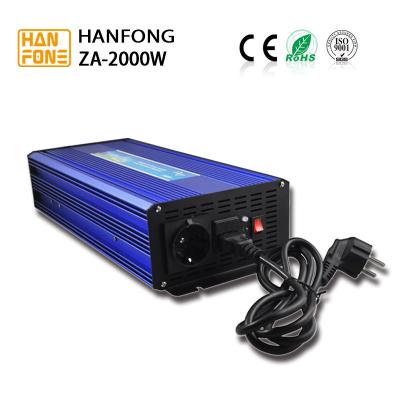 China 2000w off grid solar pure sine wave inverter high frequency with charger battery off grid solar panel inverters hanfong for sale