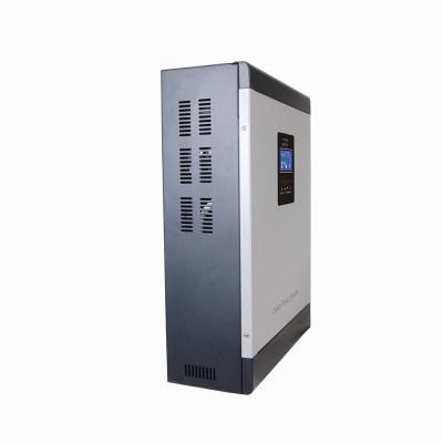 China 3kva solar hybrid inverter with mppt controller and pure sine inverter install in home for solar power enegery for sale