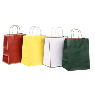 China Wholesale Recycled Recyclable Brown Materials Biodegradable Free Sample Luxury Gift Shopping Kraft Paper Make Custom Printed Paper Bags for sale