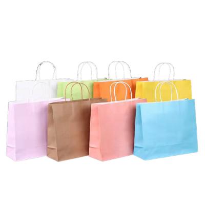 China Eco-Friend Recyclable Compostable Biodegradable Craft Materials Brown Recycled Takeout Bags Wholesale Kraft Paper Bags for sale