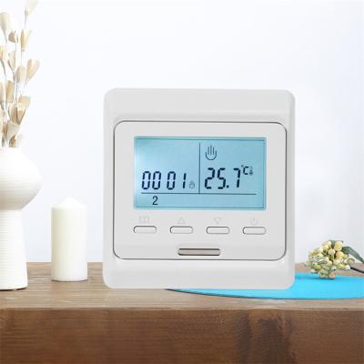 China Home Modern Thermostat Display LCD Display Programmable Smart Digital Thermostat For Room Heating for sale