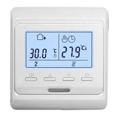 China E51 Modern Weekly Circulation Digital Programming Thermostat With LCD Screen for sale