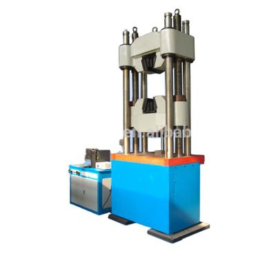 China 640mm Round 1000kN Steel Tensile Testing Machine WAW-1000 Electrohydraulic Tensile Testing Machine for sale