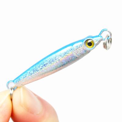 China Free sample 3g 5g Mini Micro Metal Jig Lure Metal Lead Building Bionic Artificial Hard Bait Fishing Tackle Equipo De Pesca for sale