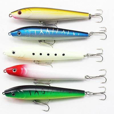 China High Quality Plastic Pencil Lure Sinking Stick Bait Hard Artificiais Fishing Lures for sale