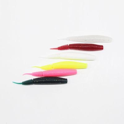 China PVC 3+7 New Arrival Bee Pupa 10cm Floating Worm 6g Lure 10cm Needle 7.5g Soft Tail Sinking 5pcs/bag Bait for sale