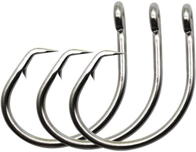 China 39960ss Stainless Steel Tuna Circle Fishing Hook High Quality Sea Fishing Saltwater Fishing Hook 11/0-24/0 for sale