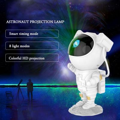 China 2021 Modern New Projection Lamp Astronaut Resin Decoration Crafts Astronaut Lamp for sale