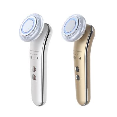 China Anti-Puffiness Mini Home Microcurrent Hot Facial Toning Device Massage RF Skin Rejuvenation for sale