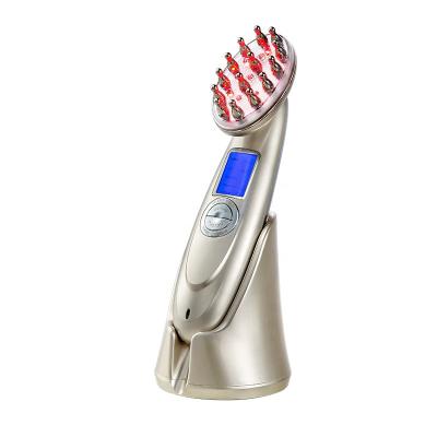 China USB Infrared Laser Therapy MicroCurrent Stimulation Hair Regrowth Massager Comb Anti Hair Loss Hair Care Comb for sale