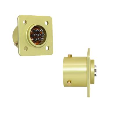 China Russian OHS Series Hermetic Square Flange Receptacle OHS-BC-1-7/12-B1-1-B For DC And AC Circuits for sale