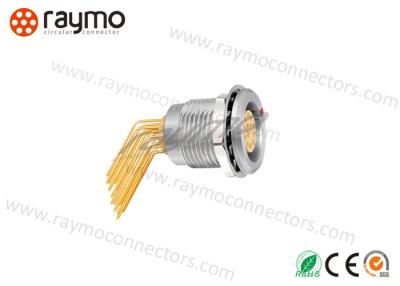 China Elbow Shaped Raymo Connectors EGG ECG EEG Panel Mount Socket 2 To 32 Ways for sale