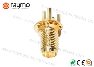 Cina Collegamenti i connettori circolari miniatura da 50 ohm, connettore di rf con oro placcato in vendita