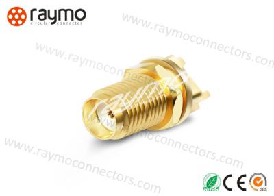 Chine Résistance de vibration plaquée par or de preuve de corrosion de connecteur de coaxial de mâle de Shell SMA à vendre