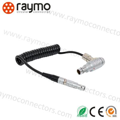 China tempo do conector 5000 do ângulo direito do cabo 00B M9 FHG de 0.5m push pull à venda