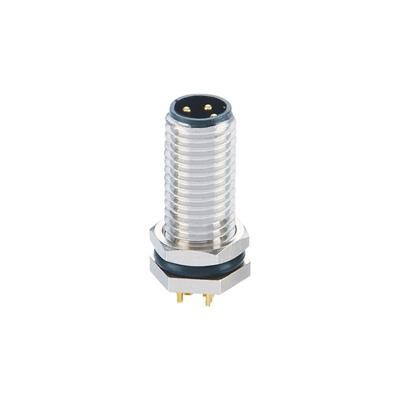 China Miniatur- Kreis-Berg-Verbindungsstück M8 3 Pin Female Connector der Platten-M8 zu verkaufen