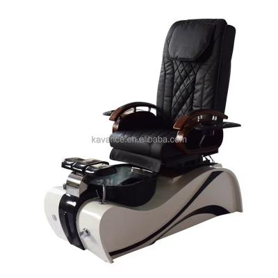 China Beauty Salon Luxury Electric Recliner Massage No Glass Bowl Manicure Spa Pedicure Plumbing Chair For Nail Salon Furniture for sale