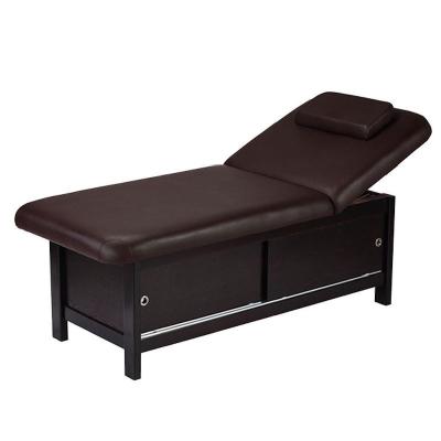 China Wholesale Wooden Beauty Salon Massage Facial Bed For Beauty Spa Salon for sale