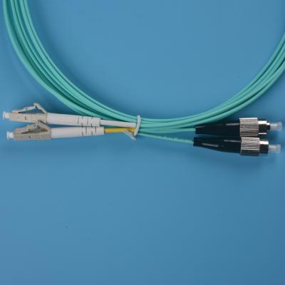 China Fiber patch cord 3 meter LC-LC 5m fc om3 to LC 2mm LC-FC-OM3-DX for sale