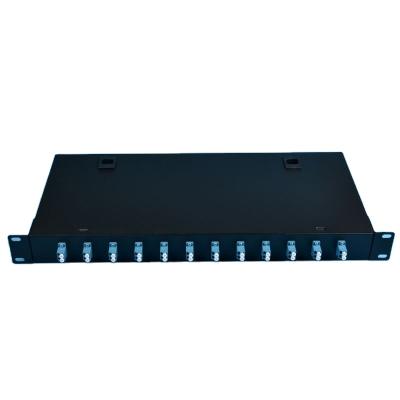 China FTTH Fiber Optic Terminal Box For Max 24 Core Cable Box Fiber Optic Wall Terminal Box 12 Fiber Optic LC for sale