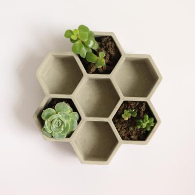 China Long Service Life Honeycomb Flower Pot Molds Concrete Storage Box Molds for sale