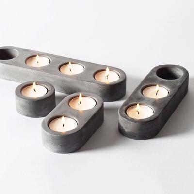 China Long Lifespan Candle Holder Molds, Silicone Candlestick Molds, Silicone Concrete Mini Pot Molds for sale