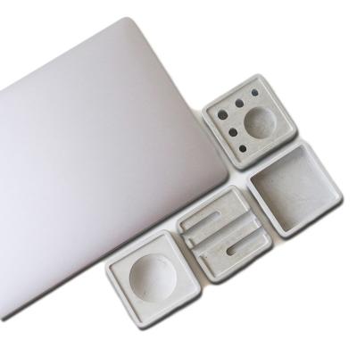 China Long Lifespan Silicone Concrete Coaster Mold DIY Cement Tray Form Pen Holder Molds 4 Pcs Per Set for sale