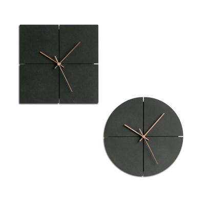 China Making Concrete Clock Concrete Wall Clock Mold Silicone Clock Mold Round Cement Hanging Clock Mold for sale