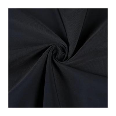 China Product 50D professional anti-static 100% polyester woven plain style breathable cotton feeling imitation memory fabric for lining, coat for sale