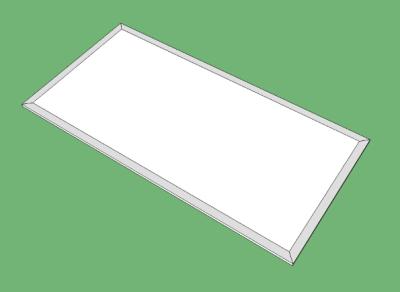 China 600mm LED Panel Light Square 24W with Meanwell driver for sale