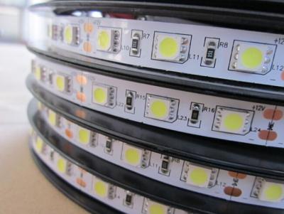 China LED Flexiable Strips SMD5050-60 IP20 DC12V white color 6000K 14.4W for sale