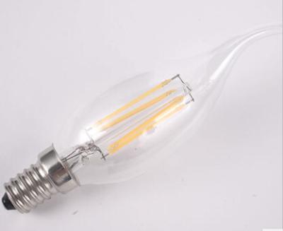 China New product 2W Edison C35 LED Filament Candle twist Light E14 base Sapphire filament for sale