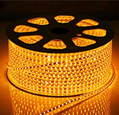 China LED Strips SMD5050 60pcs yellow color warterproof white double PCB 3M adhersive CE EMC for sale